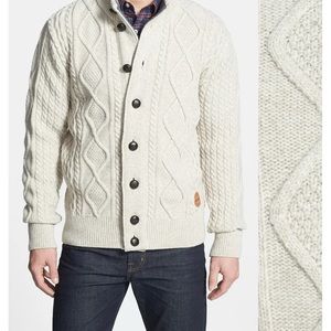 Barbour Kirkham Cable Knit button sweater